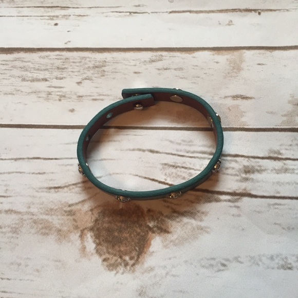 Stella & Dot single wrap leather bracelet - Picture 2 of 5